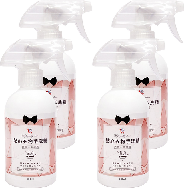 You Can Buy 大馬士革玫瑰貼身衣物手洗洗衣精, 300ml, 4瓶