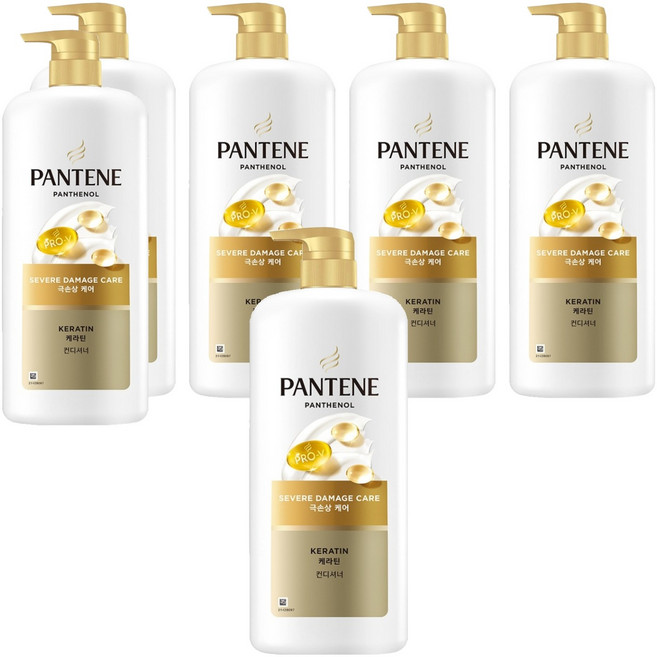 PANTENE 潘婷 極度受損修護潤髮乳 大容量, 1.2L, 6個