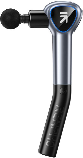 RENPHO 電動按摩槍 R-C007, 銀色 + 黑色