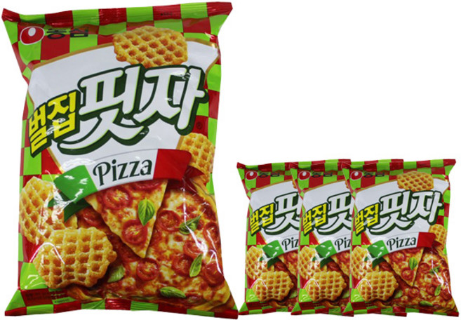 벌집핏자 스낵, 90g, 4개