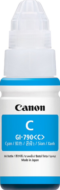 Canon 佳能 噴墨專用墨水匣 GI-790, 藍色, 1個