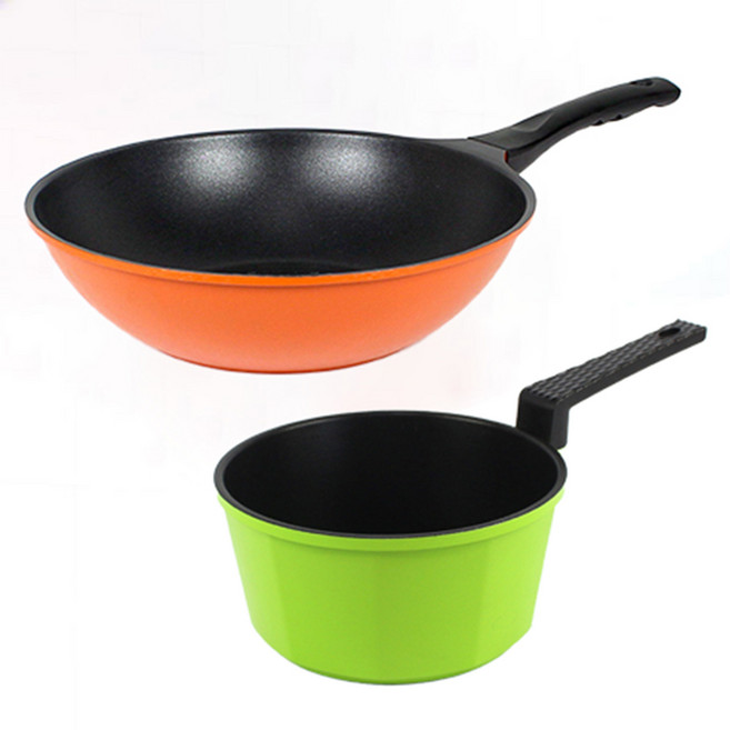 키친아트 뉴 본 다이아몬드 궁중팬 세트, 28cm, 1개