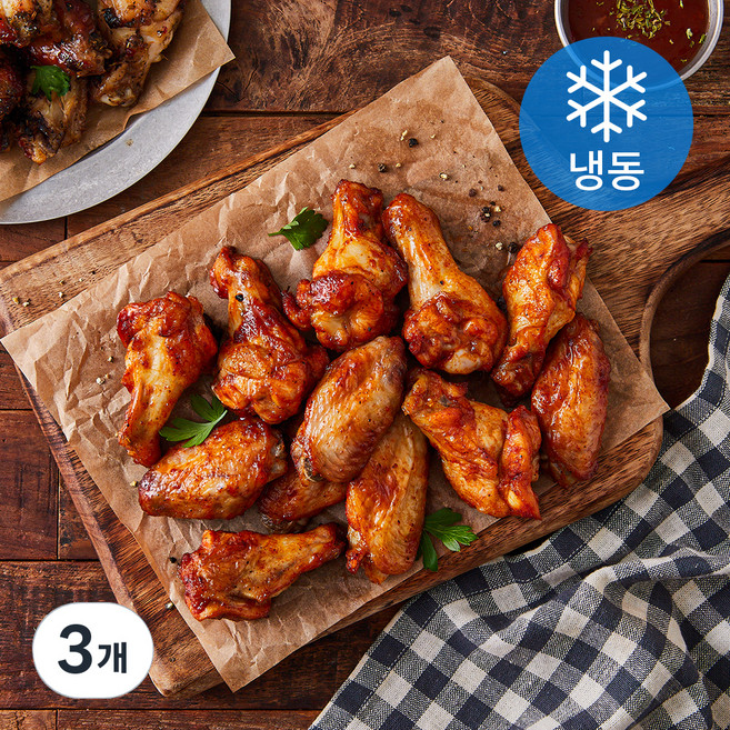 청년푸줏간 윙봉콤보 스파이시 2인분 (냉동), 3개, 450g
