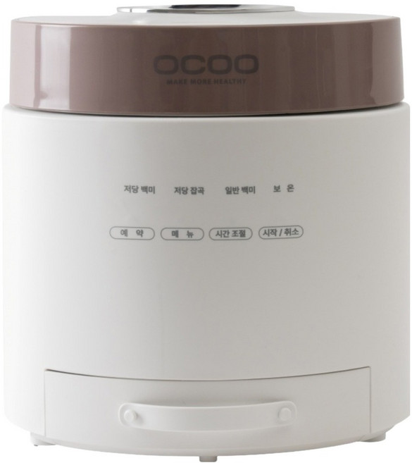 OCOO 奧庫 迷你抽屜式低醣電鍋, 白色, OCR-LS500WH