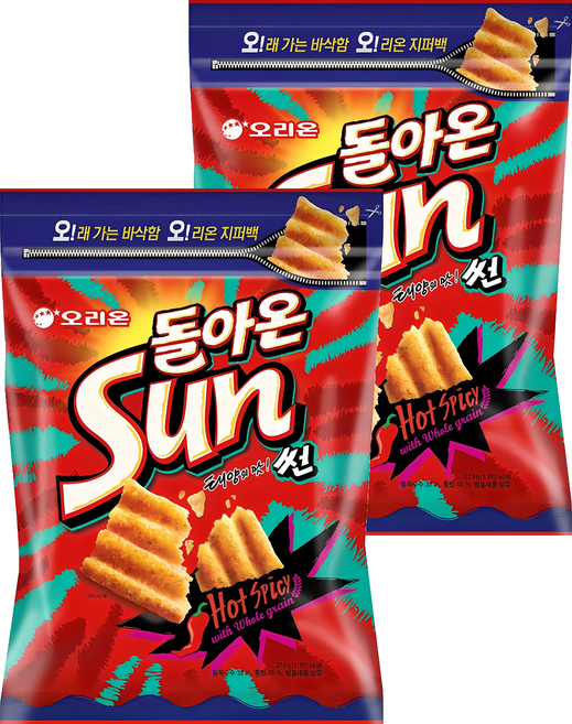 오리온 돌아온 태양의 맛 썬, 273g, 2개