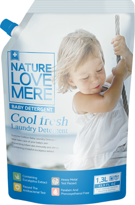 NATURE LOVE MERE 林貝兒抗菌洗衣精, 1.3L, 1包