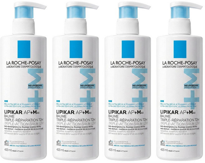 LA ROCHE POSAY 理膚寶水 理必佳極效滋潤霜, 400ml, 4瓶