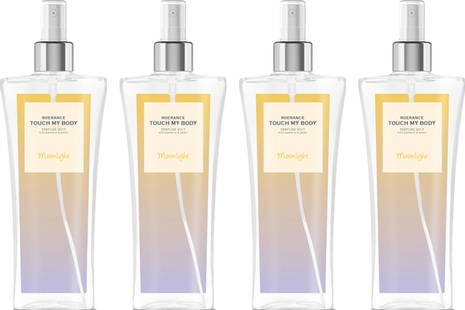 로에랑스 터치 마이 바디 퍼퓸 바디미스트 문라이트, 250ml, 4개