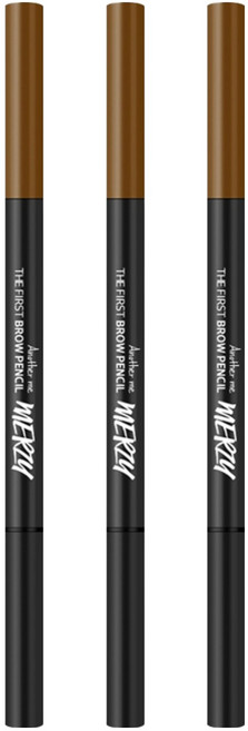 MERZY THE FIRST 眉筆 0.3g, B3 ALMOND BROWN 杏仁棕色, 3支