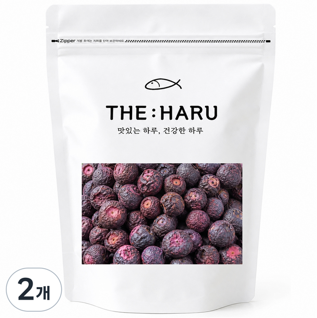 THE HARU FOODS 冷凍乾燥藍莓脆片, 30g, 2個
