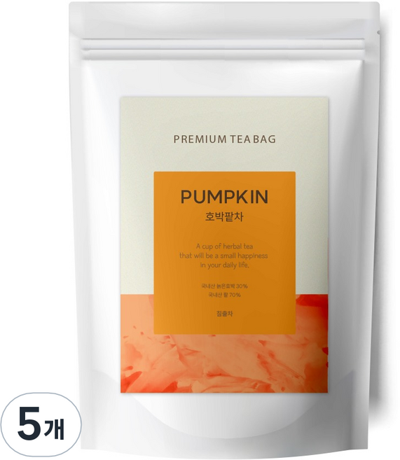 유리아 삼각티백 호박팥차, 1.2g, 30개입, 5개