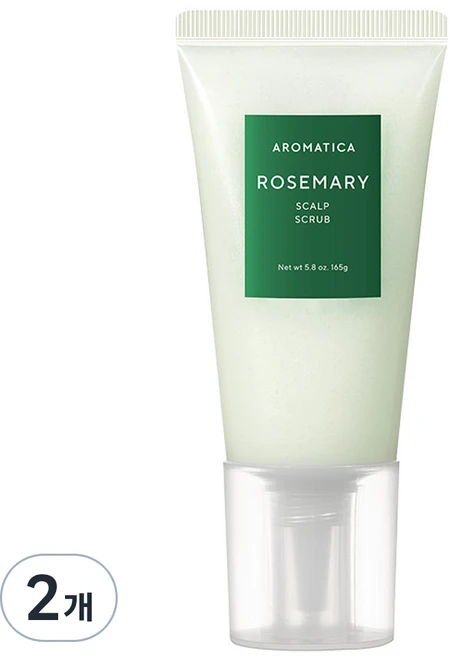아로마티카 로즈마리 스칼프 스크럽, 165g, 2개 - 쿠팡
