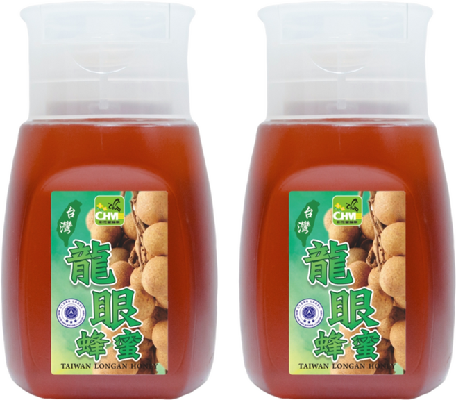 彩花蜜 台灣龍眼蜂蜜, 350g, 2瓶