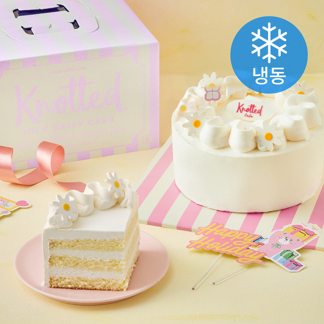노티드 밀크데이지 우유무스 케이크 (냉동), 540g, 1개
