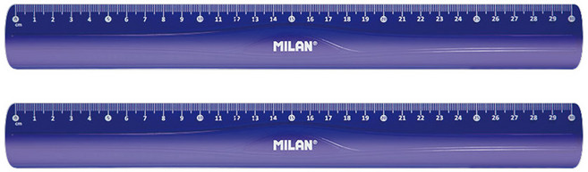 MILAN 超Q彈防斷性長尺 30cm, 藍色, 2支