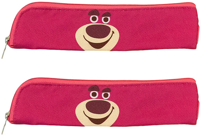 TOY STORY 玩具總動員 大臉布面鬆緊帶筆袋 BF072-5 19 x 4.5cm, 熊抱哥, 2個