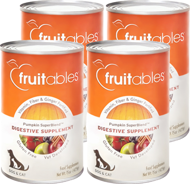프루터블즈 반려동물 호박 영양제, 425g, 소화+장건강, 4개
