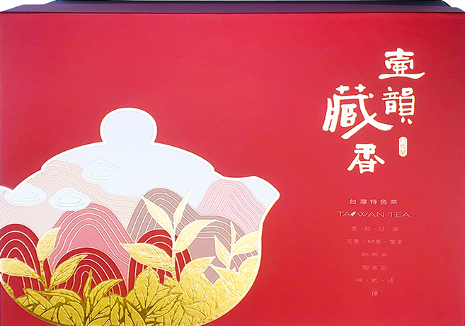 龍源茶品 鑫龍源 壺韻藏香香醇極品阿里山烏龍茶葉禮盒, 茶葉150g 2罐, 1盒