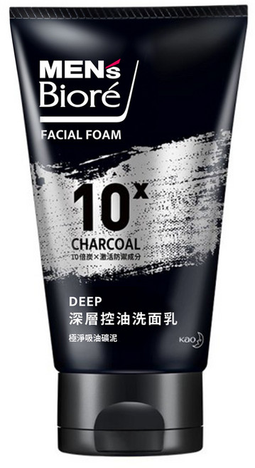 MEN's Biore 台灣公司貨 深層控油洗面乳, 100g, 1條