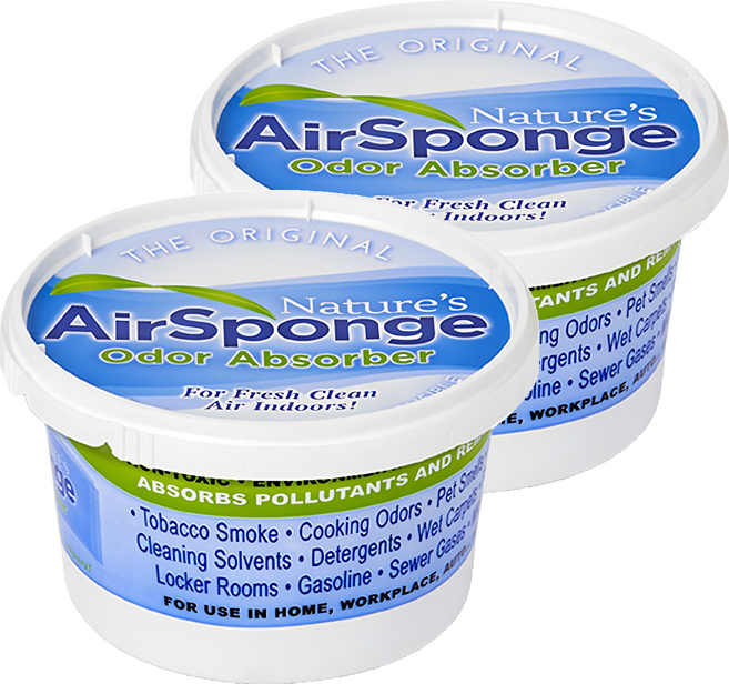 네이처스에어스펀지 오리지널 실내 탈취제 본품 대형, 454g, 2개