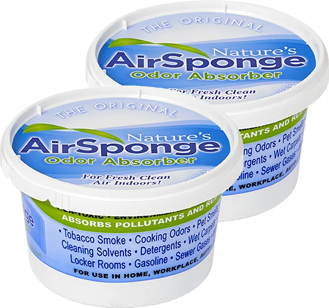 네이처스에어스펀지 오리지널 실내 탈취제 본품 대형, 454g, 2개 - 쿠팡