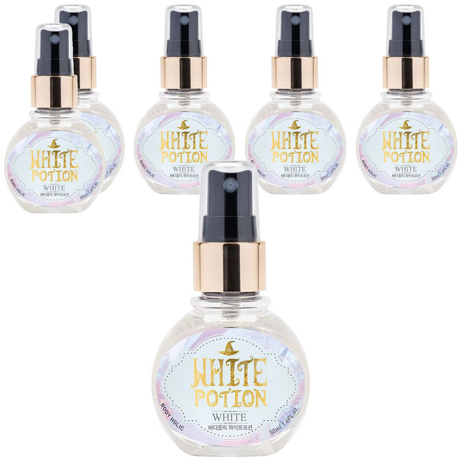 BODYHOLIC 愛情靈藥身體髮香噴霧 White Potion, 50ml, 6瓶