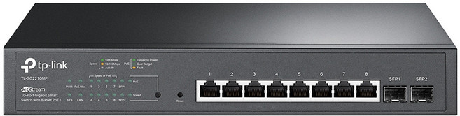 tp-link TL-SG2210MP JetStream 10埠 Gigabit智慧型交換器 含8埠PoE+ 原廠保固, 1個