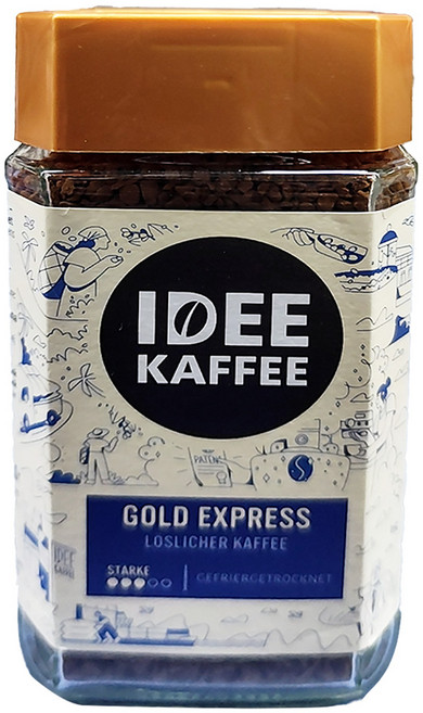 IDEE KAFFEE 金牌即溶咖啡 低刺激性, 100g, 1罐, 1罐