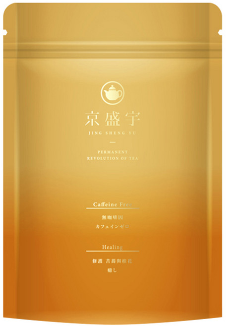 京盛宇 無咖啡因 修護 苦蕎桂花茶, 5g, 10包, 1袋