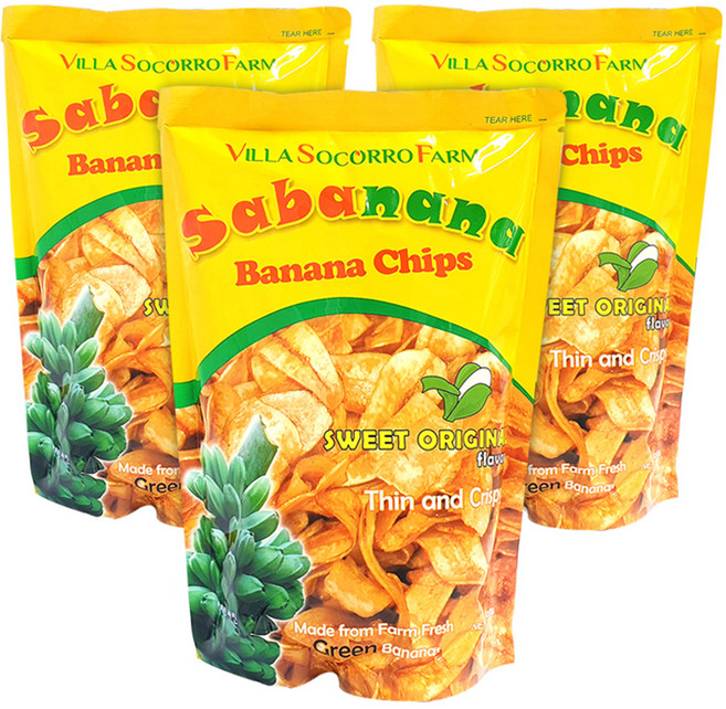 사바나나 바나나칩, 100g, 3개