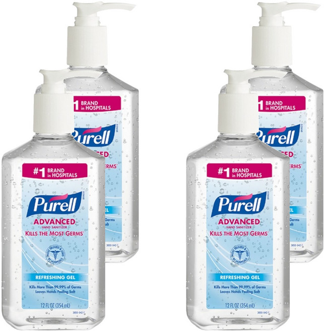 퓨렐 손소독제, 354ml, 4개