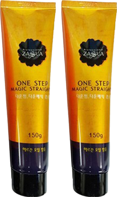 자수아 원스텝 매직 스트레이트너 모든모발용, 150g, 2개