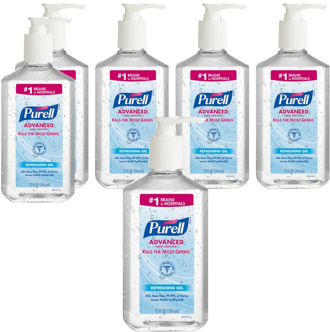 퓨렐 손소독제, 354ml, 6개
