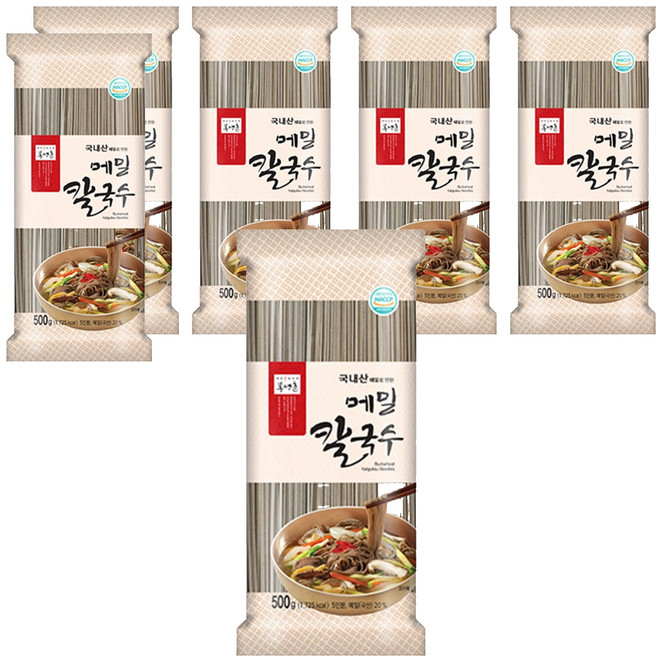 봉평촌 메밀칼국수, 500g, 6개
