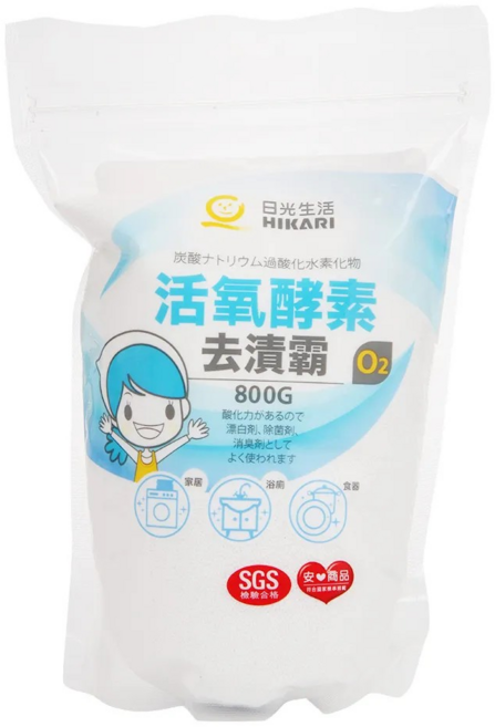 HIKARI 日光生活 活氧酵素去漬霸, 800g, 1包