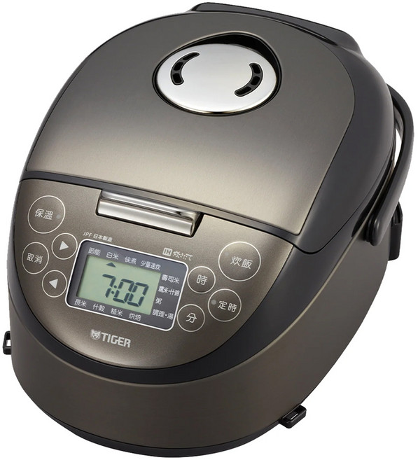 TIGER 虎牌 3人份高火力IH多功能電子鍋 JPF-A55R, 絲光黑, 1組