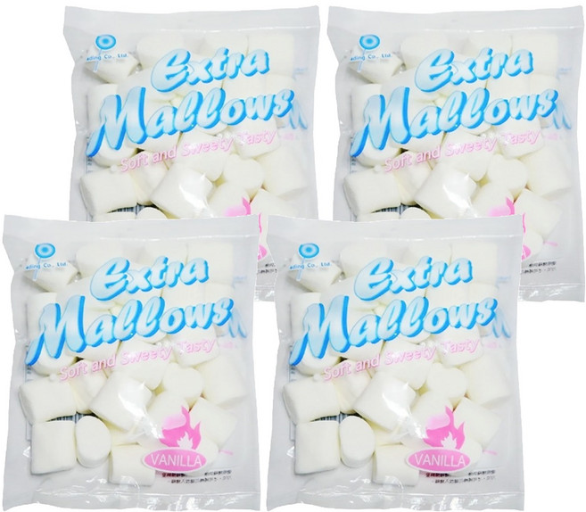 Chiao-E 巧益 凱岳香草棉花糖, 100g, 4包