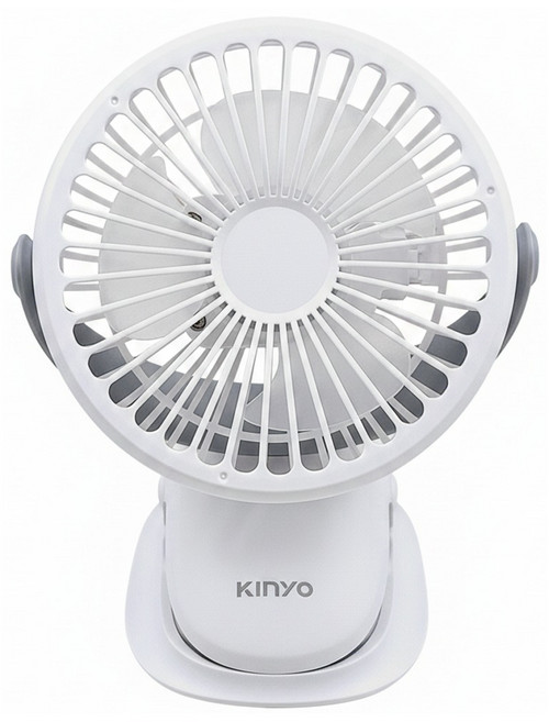 Kinyo 多功能夾 立式小風扇, UF168, 白色, 1個