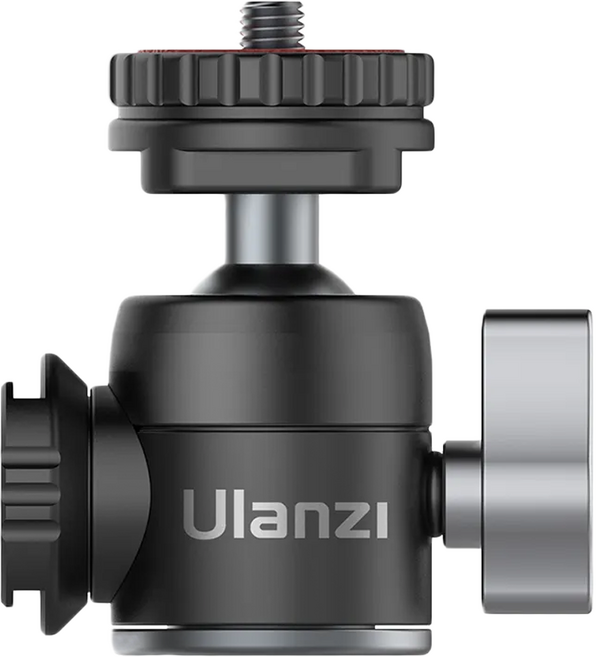 Ulanzi 優籃子 合金雙冷靴萬向雲台, U-60, 1個