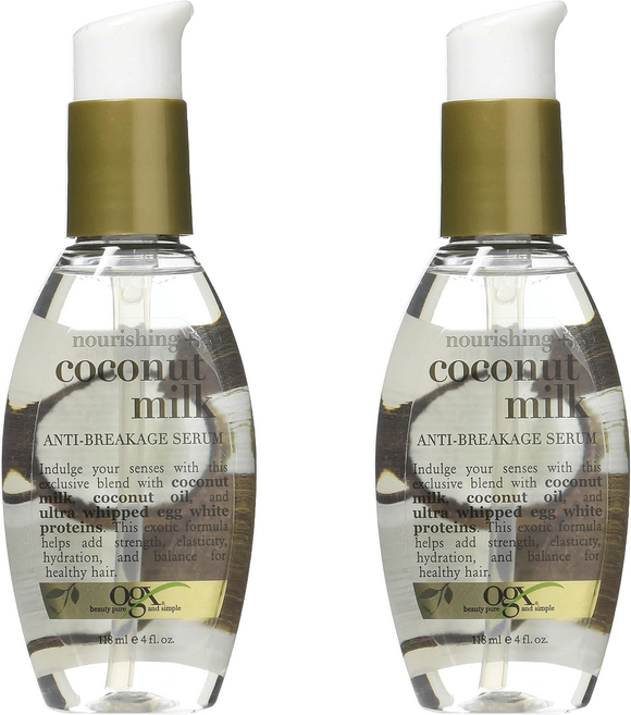 ogx 椰奶護髮精華, 2個, 118ml