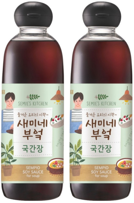새미네부엌 국간장, 830ml, 2개