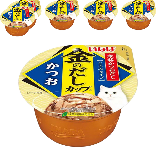 INABA CIAO 金湯杯 貓用湯罐, IMC-132 鰹魚, 70g, 6個