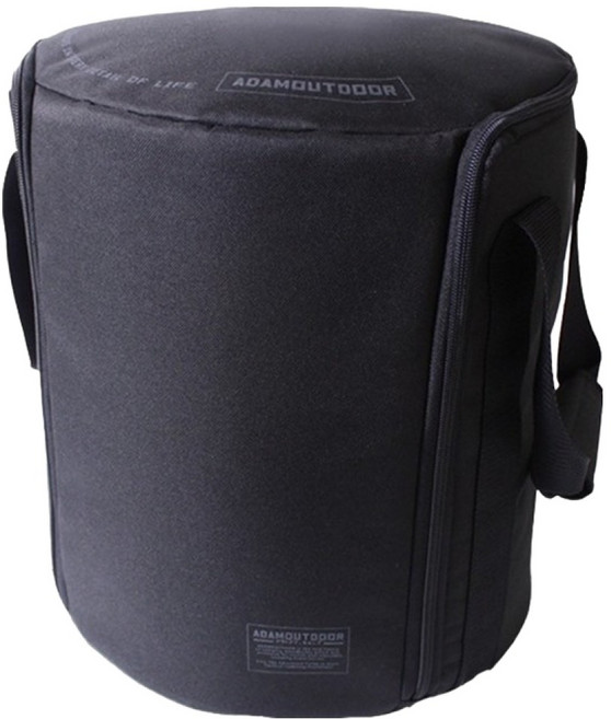 ADAMOUTDOOR 經典風格雙功率電暖爐收納包 33 x 31.5 x 31.5cm, Black, 1層, 1個