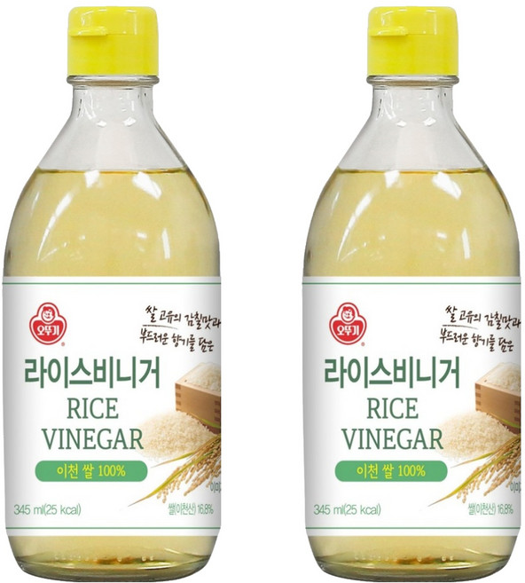 오뚜기 라이스비니거, 2개, 345ml