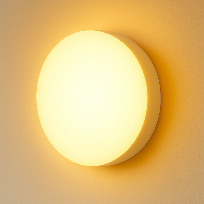 히즈엔 무선 충전식 동작 감지 센서등 자동인식 led 붙이는 조명, 웜옐로우, 1개