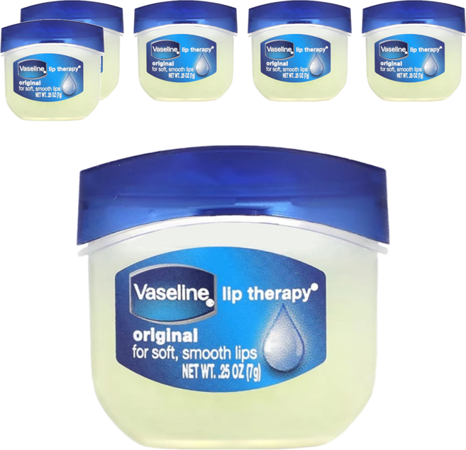 Vaseline 凡士林 護唇膏, 原味, 7g, 6個