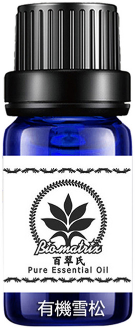 Bio-matrix 百翠氏 有機阿特拉斯雪松精油 10ml 天然, 有機阿特拉斯雪松, 1瓶