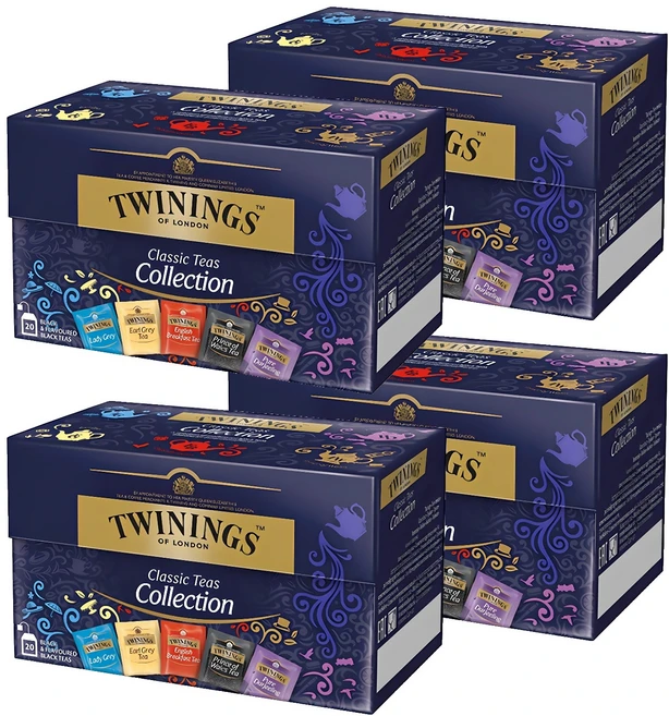 트와이닝 클래식 차 컬렉션 티백, 2g, 20개입, 1개 - 쿠팡