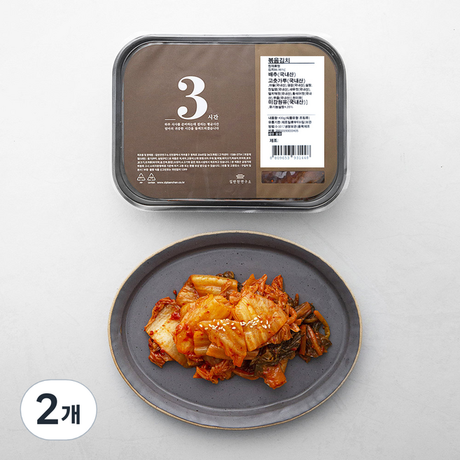집반찬연구소 볶음김치, 430g, 2개