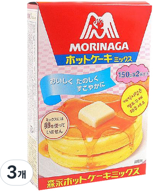 모리나가 핫케익믹스, 300g, 3개